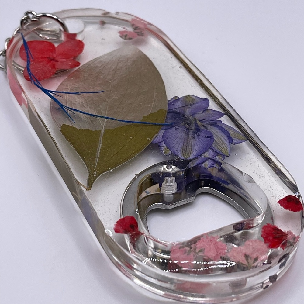 Resin Keychain/Bottle opener
